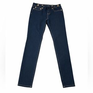 Michael Kors Dark Wash Skinny Jeans Size 2 Stretch Denim New